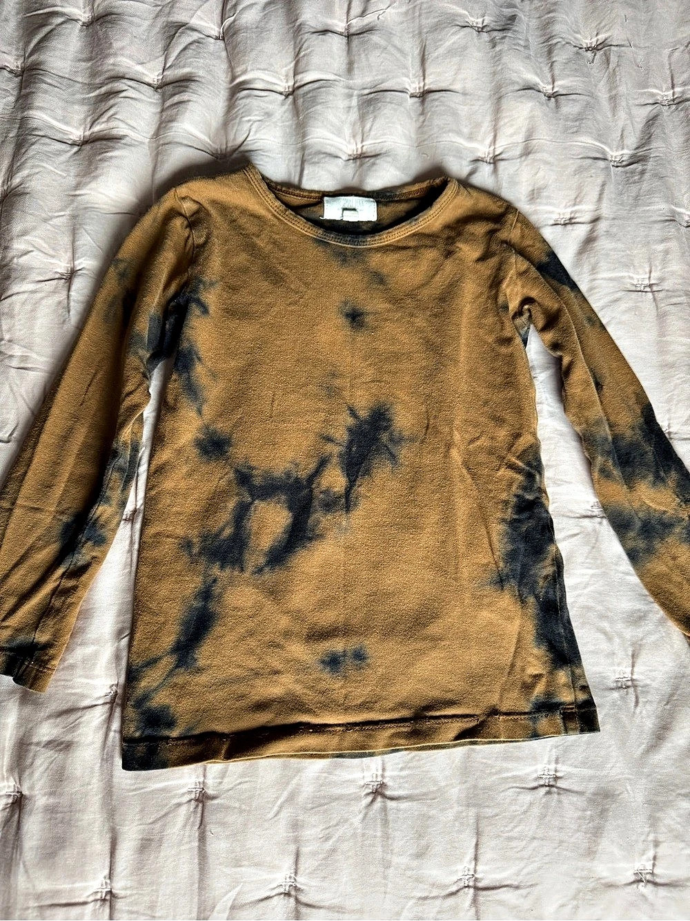 🤎 The Simple Folk Everyday Top 2-3Y Tie Dye Rust Organic Cotton